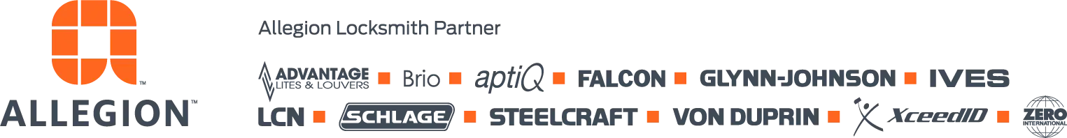 Allegion Locksmith Partners Logos
